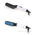 Professional Lcd Display Hair Curler Wireless Electric Men Hair Beard Straightening Styling Comb Factory